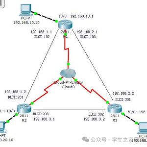 使用PT实现搭建帧中继网络