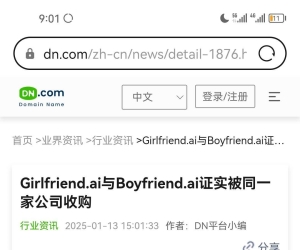 boyriend.ai，girlfriend.ai都是xx万美元交易