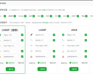 各位佬们，你们的宝塔面板怎么装的