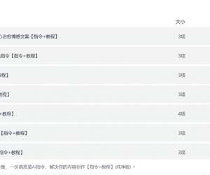 【AI福利】最新AI指令合集，一份高质量Ai指令，解决你的内容创作【指令+教程】