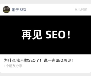 SEO没有搞头了？？各个大佬陆续退出！！！