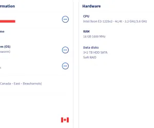 【已出】OVH IE区加拿大2025新款KS-LE-A 6THDD 32G v6G口三中奖独服