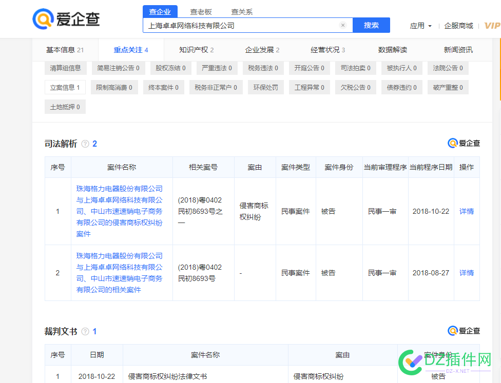 群里不少用户说收到律师函，爱企查网站织梦公司诉讼案件还没跟新 用户,收到,律师,网站,织梦