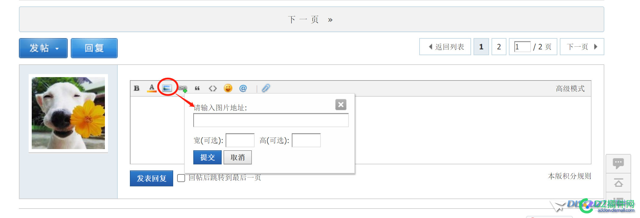 回复帖子插入图片的问题 回复,帖子,插入,图片,的问题