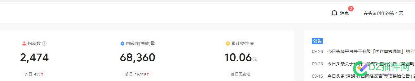 今日头条号第四天的成绩单，收入只有10元，自媒体真的能赚钱吗？ 今日,今日头条,头条,第四,第四天