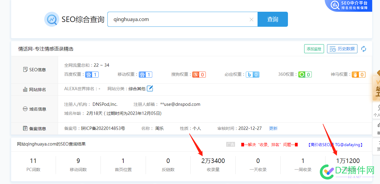 两个月前把网站出售了，从新注册了一个域名绑定了之前数据，结果 两个,两个月,网站,出售,从新