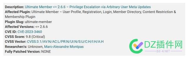 WordPress“用户登录系统”插件曝零日提权漏洞，20万网站受影响 wordpress,用户,用户登录,登录,系统