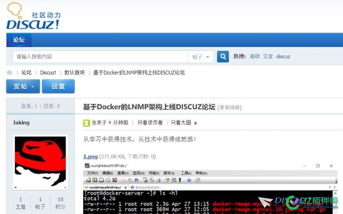 基于Docker搭建LNMP架构上线DISCUZ社区 docker编排,docker安装nginx
