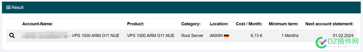 30出netcup VPS 1000 ARM G11 NUE 账户,sec,Gbits,MB,msClouvider