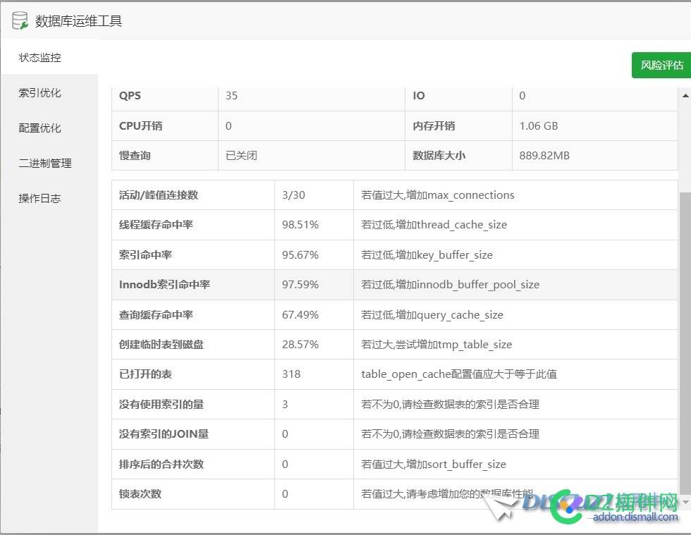 DZ X3.5 已升级最新版，数据库有1G，宝塔面板经常出现CPU和负载100%，付费求助
New
 面板,分表,discuz