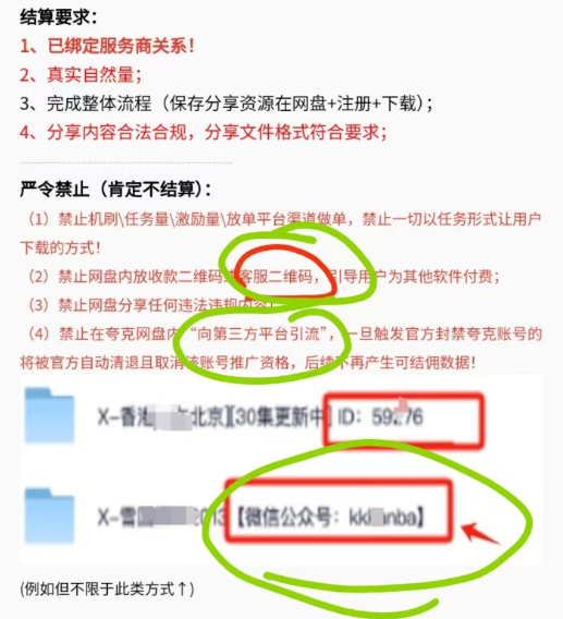 只能说在做夸克网盘推广的站长都注意一下