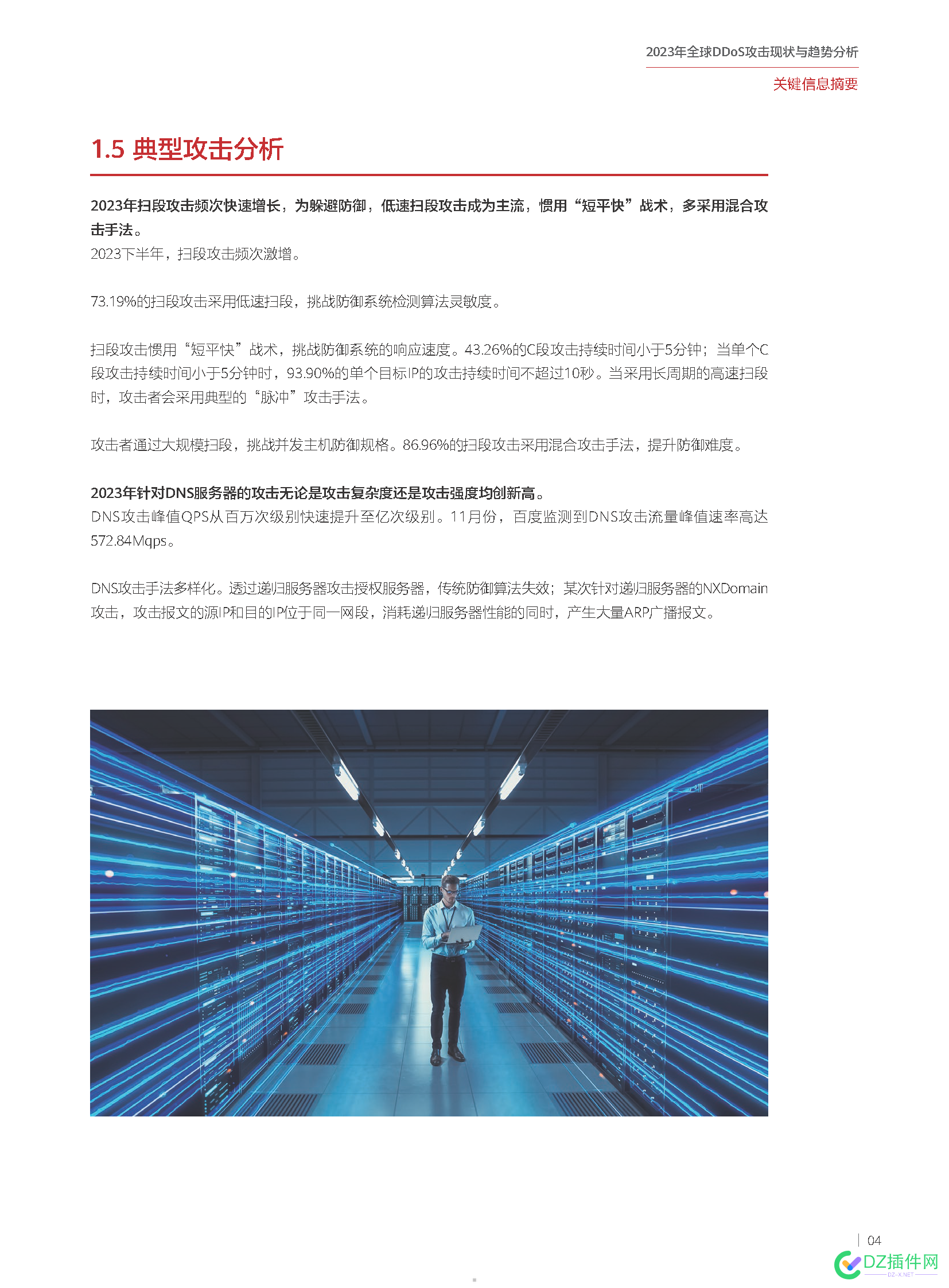 2023年DDoS攻击威胁报告 DDoS,2023年,各业,报告,收集