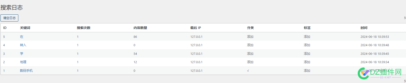 上次的搜索插件更新了，可以一键同步到分类或标签 插件,67696,数据库,更新,分类