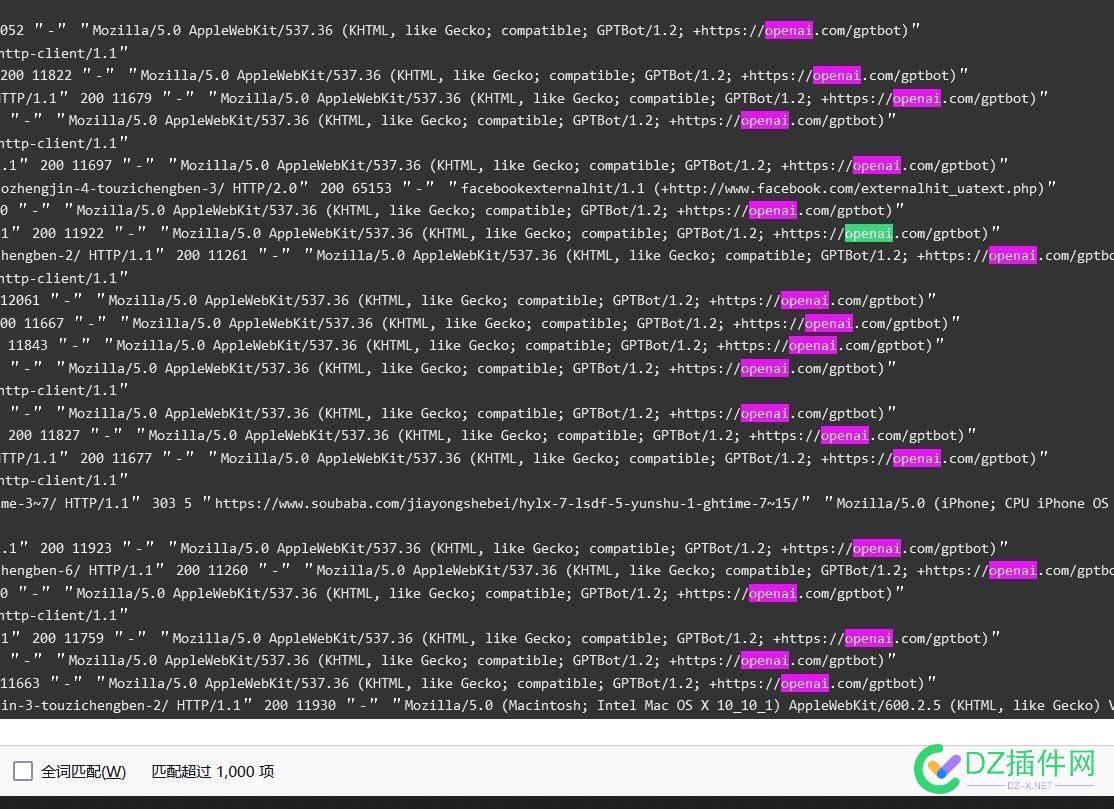 openai爬行太多了，要不要禁止呢？ 吓一跳,openai,68168,站长