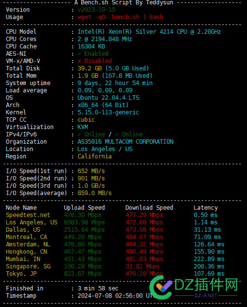 cloudcone 16.52怎麼判斷是不是SC2，只能發工單PUSH嗎？ SC2,cc,PUSH,bug