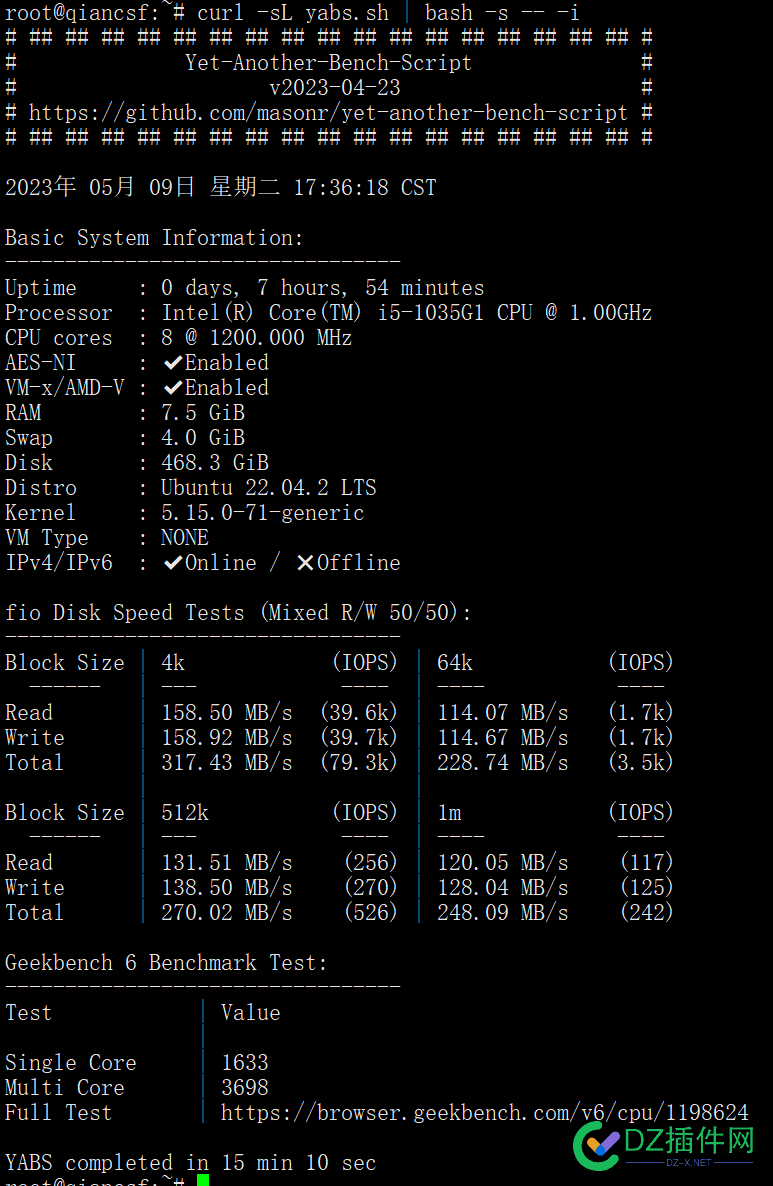 2019年 笔记本电脑 Geekbench 跑分，比大多VPS强N倍 服务器,Intel,2019年,MultiCore,1633