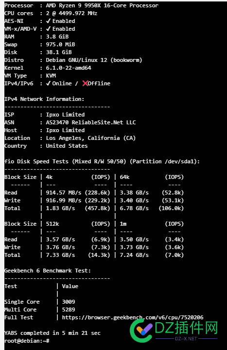 9950x 这逆天IO 4K,71595,IO,9950,逆天