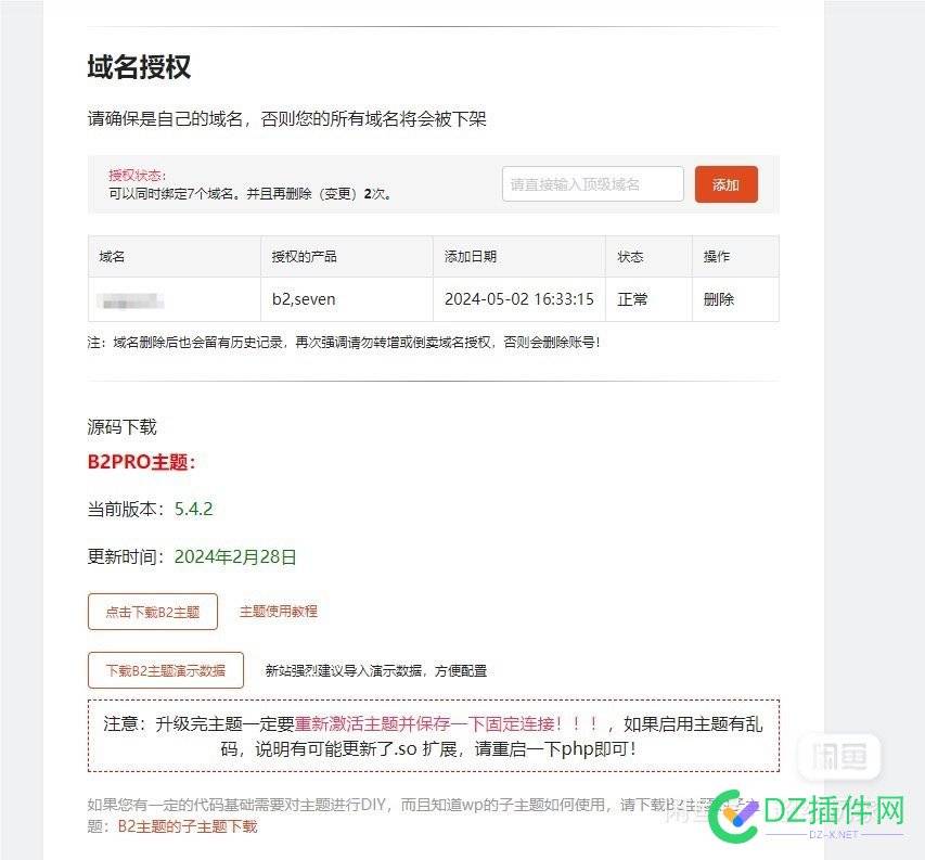 闲置wordpress主题授权，直接过户 域名,闲置,wordpress,b2,ranking