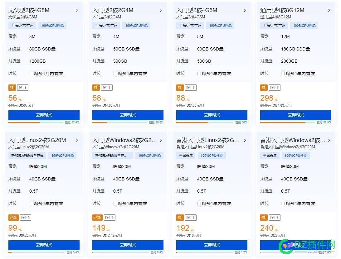 腾讯云轻量秒杀，需要服务器的赶紧上！ 返利,周年庆,机子,服务器,9月
