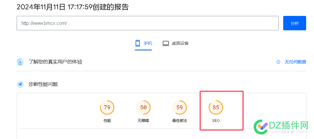 我的网站，谷歌SEO，100分 域名,图片,间距,网页,seo