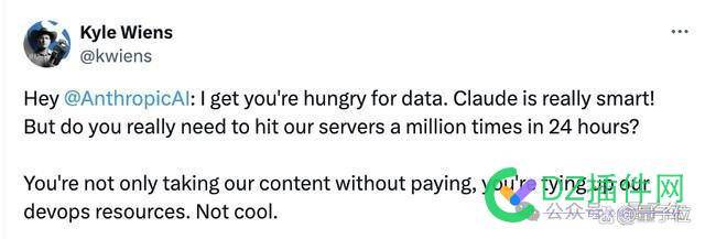 Claude团队引众怒，为爬数据不择手段，给爬虫改名字无视禁止规则 维修,低速,机器人,爬虫,人工智能