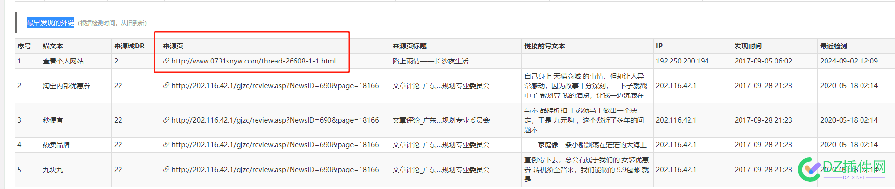 查自己网站外链发现一个牛批的网站.... 