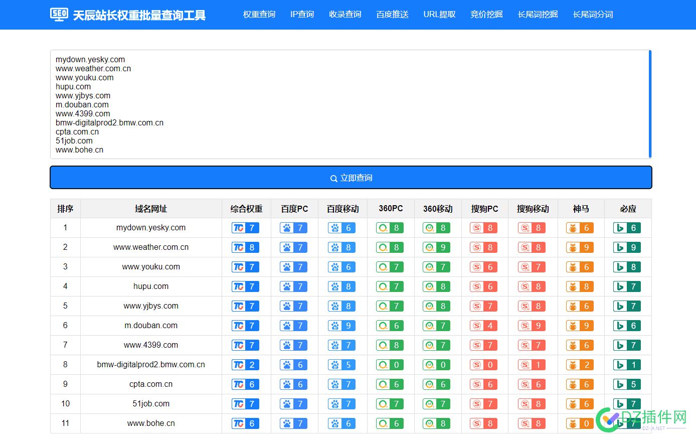 全网独一无二的站长流量词库、权重批量查询工具 站长流量变现,流量站seo