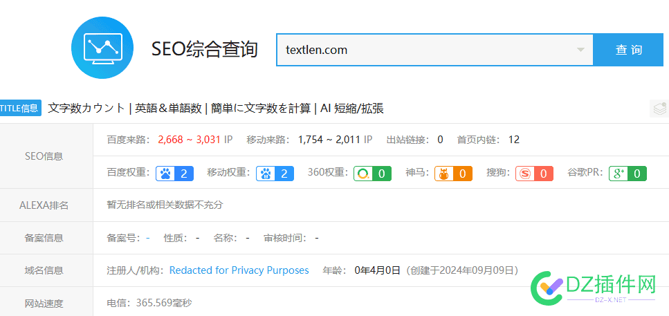 哪位大佬分析下这个站，短短4个月就权重2 