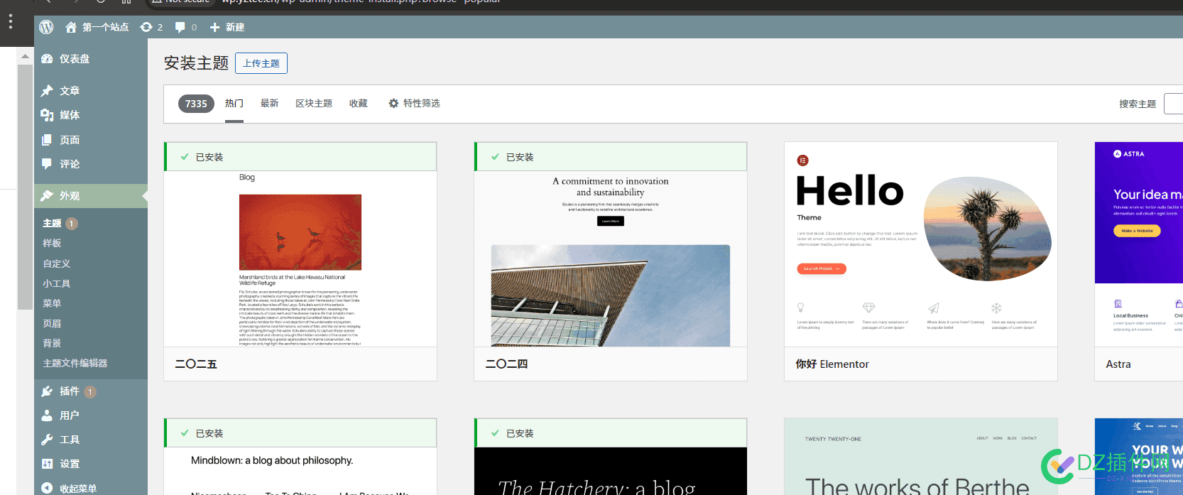 wordpress 外观这里的主题  ，是不是都是钓鱼用的？？ wordpress主题divi,wordpress主题dux