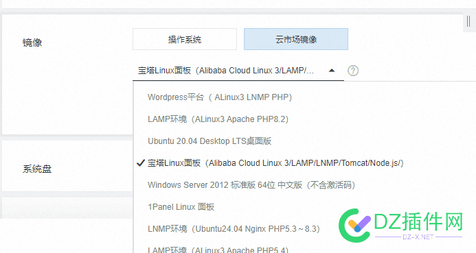 在阿里云买服务器这个怎么选啊 面板,操作系统,服务器,阿里云,php