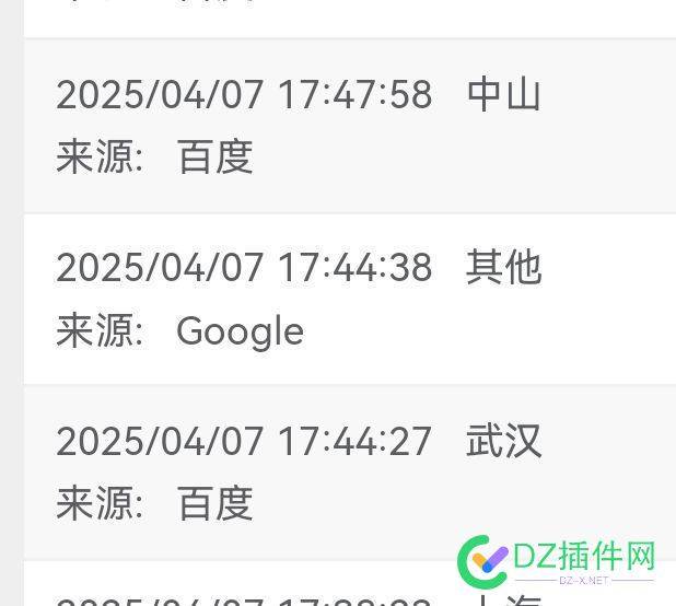 头一次我发现有人通过Google来访我的网站 