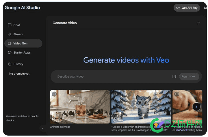 Google AI Studio开放Veo 2视频模型有限免费试用 谷歌ai开放平台,google vision api,谷歌ai开源框架,google aviator