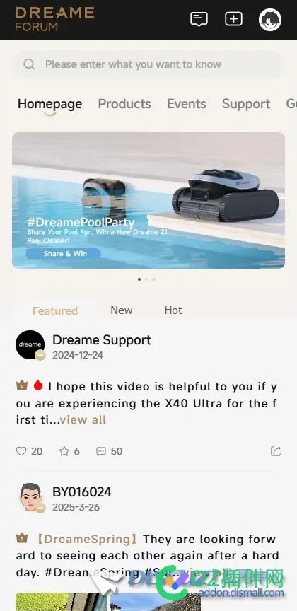 置顶
									
Discuz! 持续经典，架构重塑，Discuz! X5.0开发者预览版发布
New
 Discuz,开发者,用户,社区