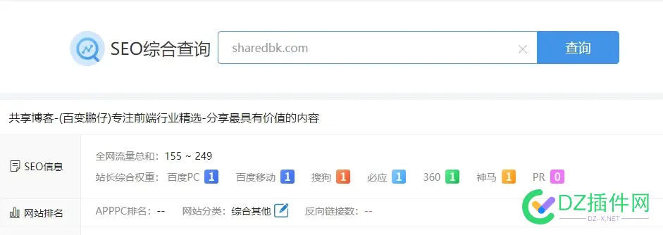 我的个人博客权重还挺均匀的 个人博客功能,个人博客界面,个人博客排名