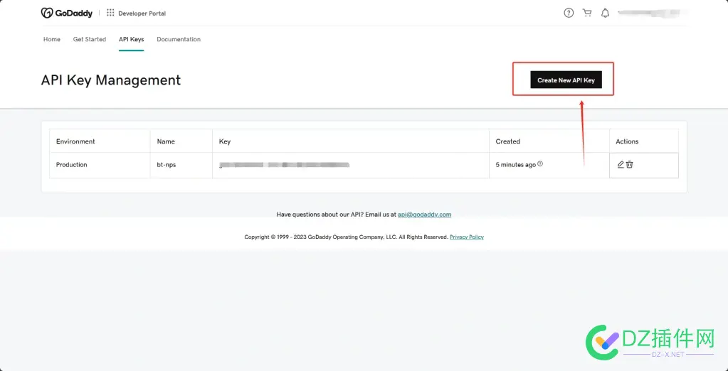堡塔面板申请SSL证书之GoDaaddy DNS API KEY获取教程 堡塔ssh终端,堡塔下载,宝塔堡垒app