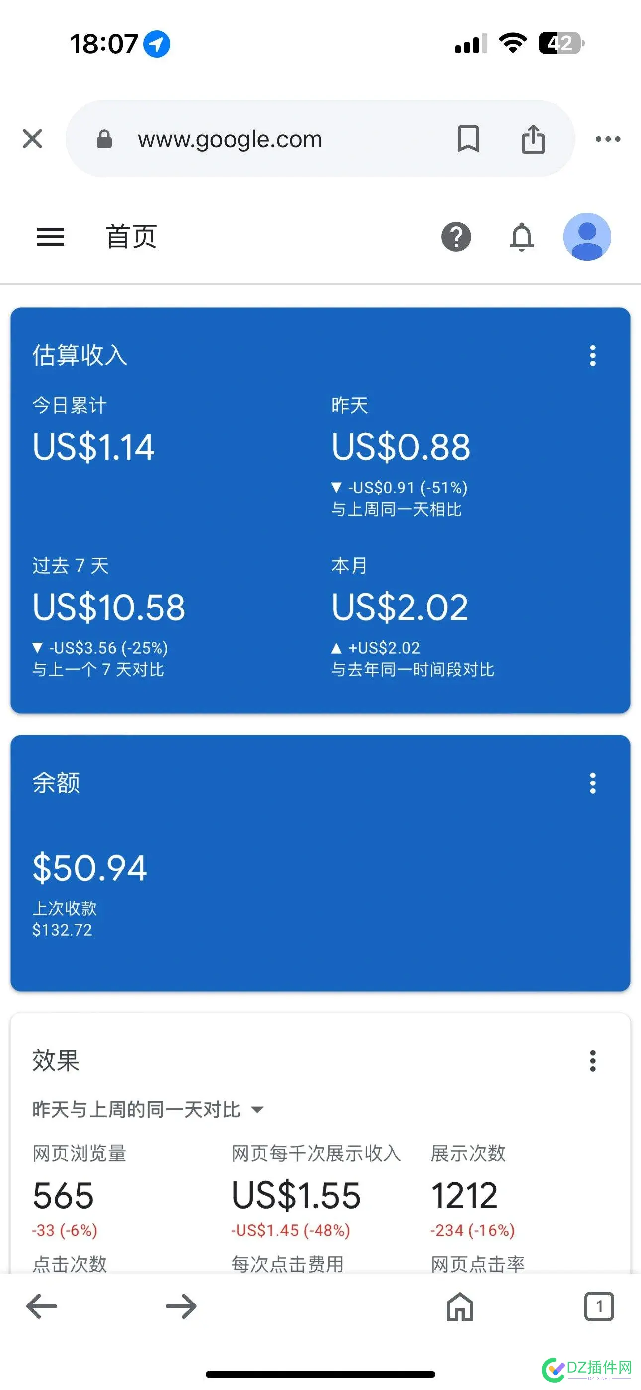 这个人博客，每天有几块钱美元广告收入 博客,com,allnintendonews,90526,广告