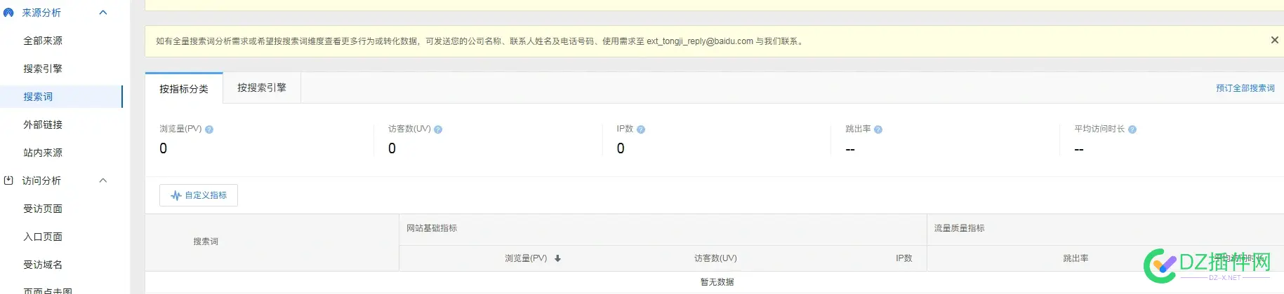 百度统计问题，明明有百度移动端流量，却没有搜索词记录 近期发布