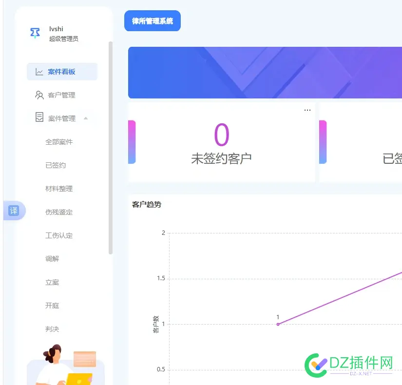 这样专门针对法律行业的案件管理系统，那位能搞定不？ 