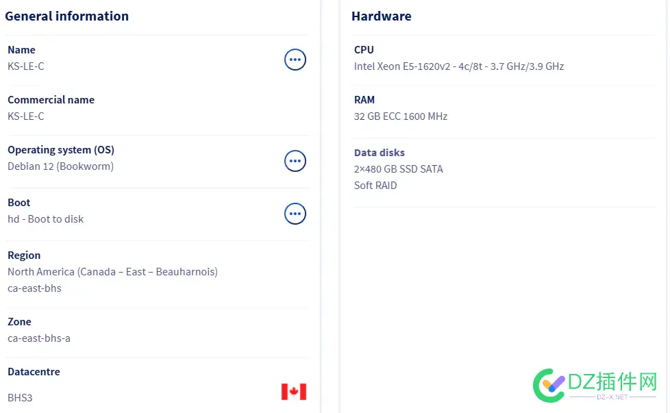 带免税号出OVH IE区加拿大独服KS-LE-C 64G 2X480G SSD 内存CPU双中奖 sec,10G,CPU,硬盘,写入