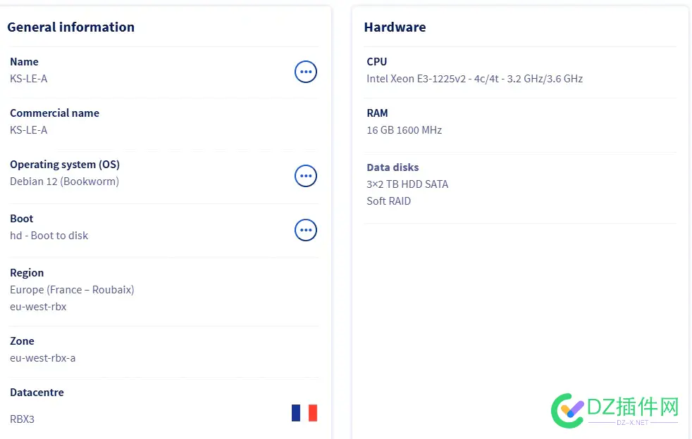 带免税号出OVH IE区法国机房KS-LE-A 16G 6THDD月付9.9欧元G口中奖 法国免税集团,法国免税额度
