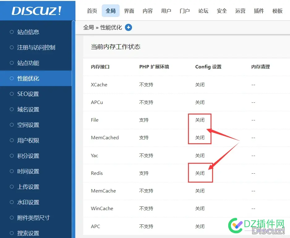 如何打开内存优化里的CONFIG设置？
New
 CONFIG,PHP,New,9250892509,内存