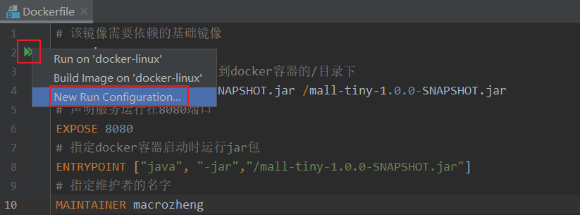 一键部署项目!IDEA官方Docker插件真香!1164 作者: 来源: 发布时间:2024-8-22 17:53